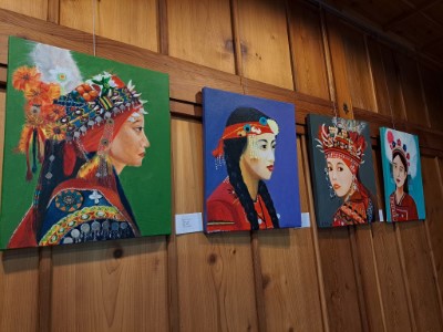 「彩繪靜謐-宋靜雯繪畫個展」，24日起在林田山林業文化園區展出。