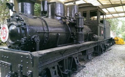 陳列於池南森林遊樂區的蒸汽火車