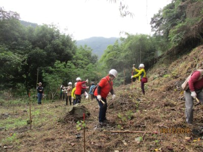 光復鄉社區志工熱心參加吉利潭造林活動