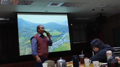 太巴塱部落頭目楊德成對大農大富平地森林園區的發展期許發言