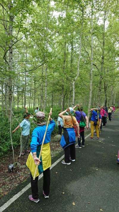 照片2-花蓮林區管理處首創針對社區銀髮族設計舉辦平地森林療癒活動