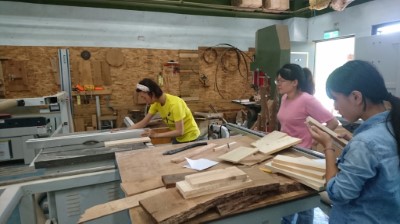 木工技能培訓班上課情形