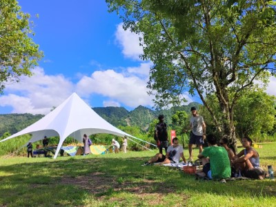 「打包森林：築巢派對」，民眾席地野餐，享受屬於花蓮的美好。