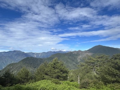 山徑上可眺望馬博橫斷