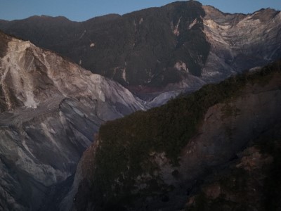 114年10月14日空拍堰塞湖