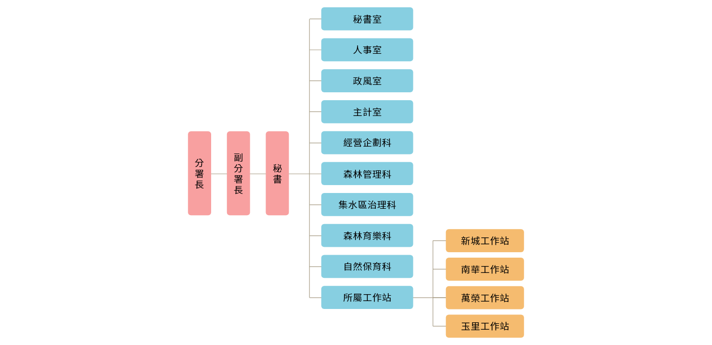 花蓮分署組織架構